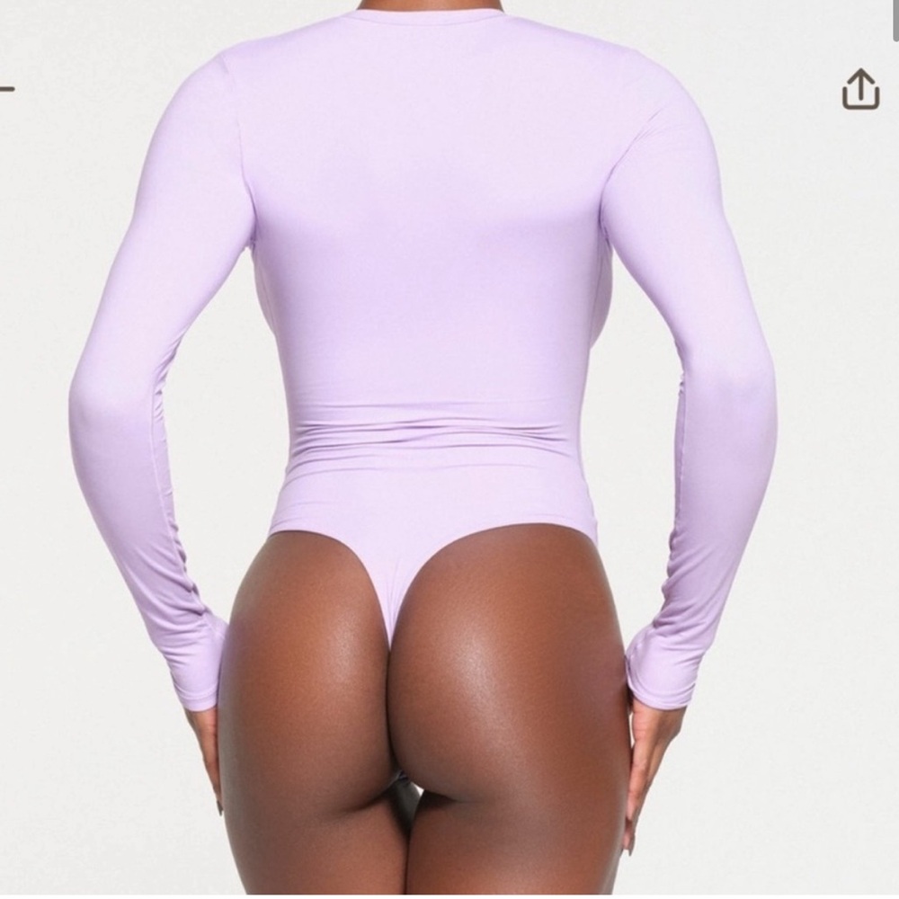 Lavender Long Sleeve Bodysuit
